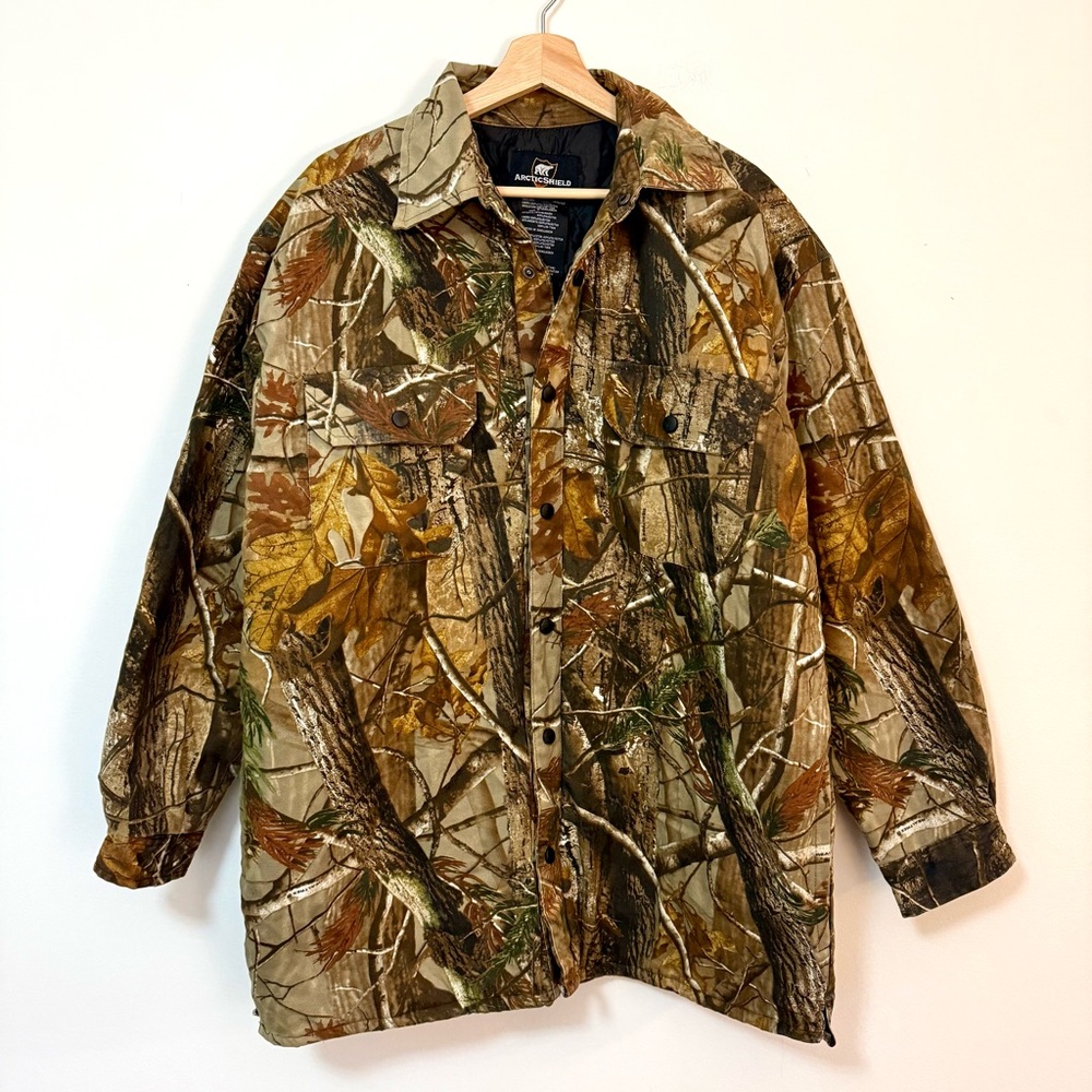 Arctic Shield Outdoor Hunting Snap Button Realtree Camo Jacket